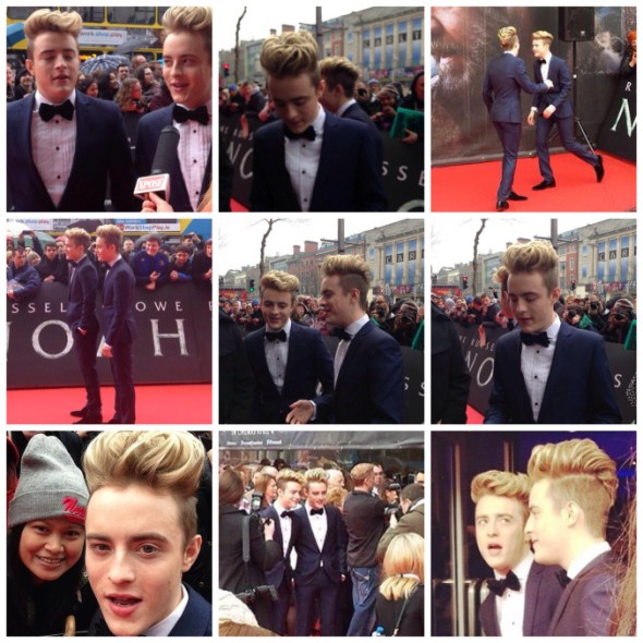 John and Edward at the premiere of "Noah", Savoy Cinema, Dublin 29/4/2014