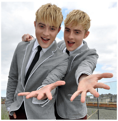 Jedward in The Sun