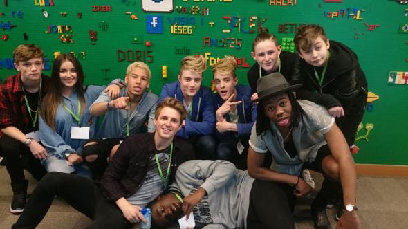 Jedward at Facebook